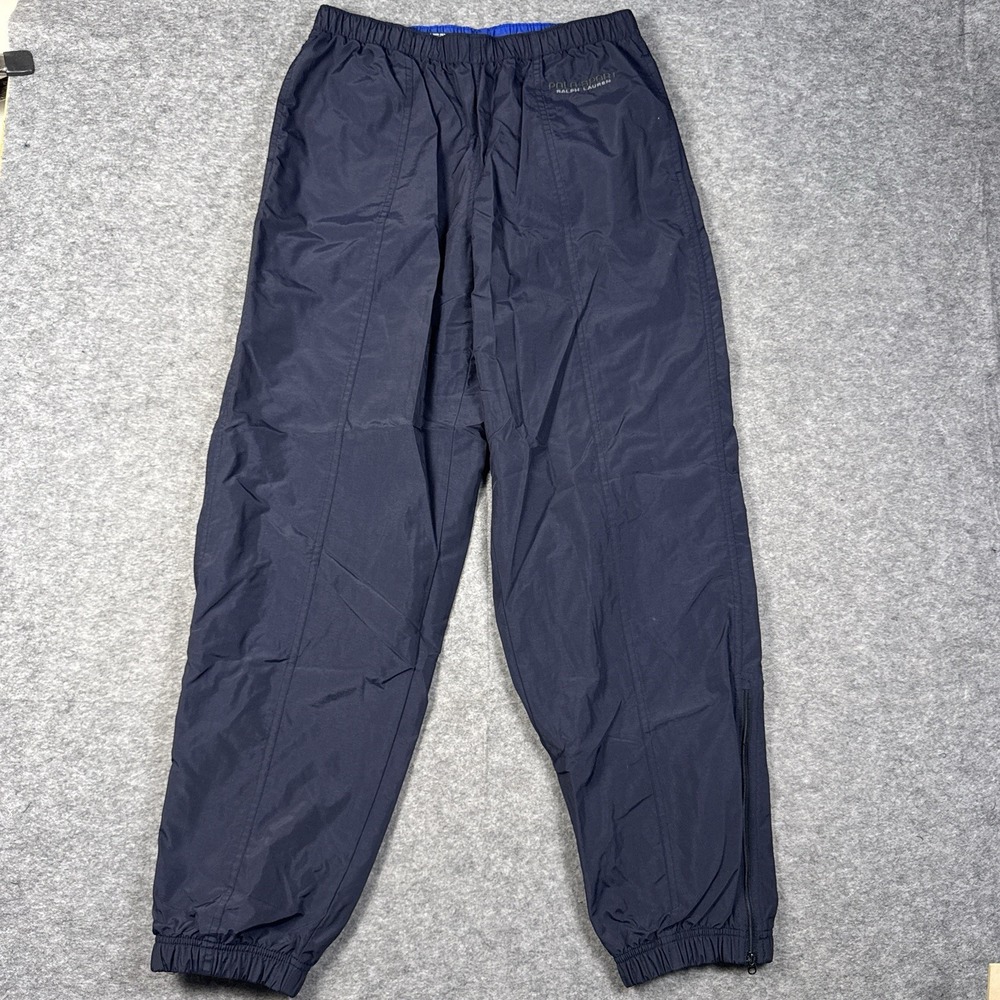 Polo Ralph Lauren Pants Size Medium Windbreaker Jogger 90s Vintage Mesh
